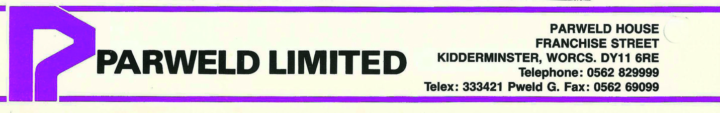 Parweld Franchise Street, Kidderminster, United Kingdom Parweld Kidderminster