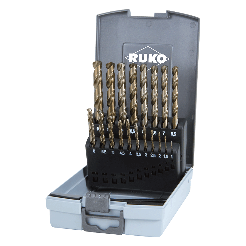 RUKO Twist Drill HSSE-Co5 Set