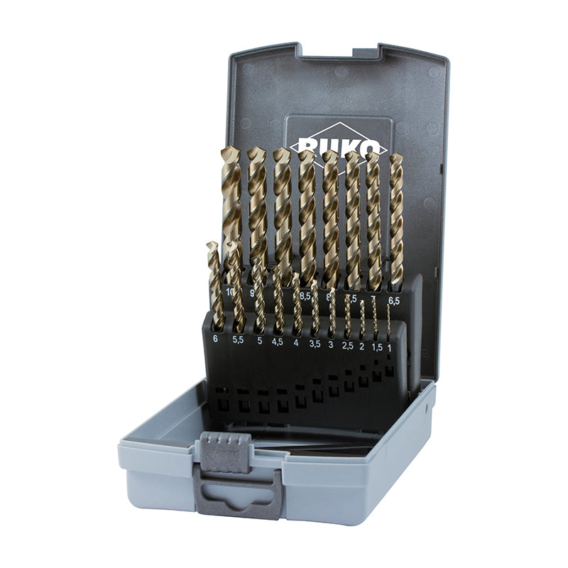 RUKO Twist Drill HSSE-Co5 Set