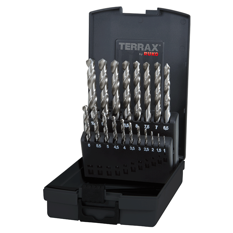 TERRAX Twist Drill HSS Set