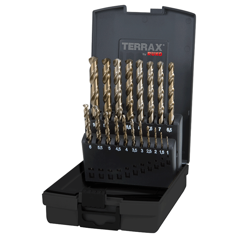 TERRAX Twist Drill HSSE-Co5 Set