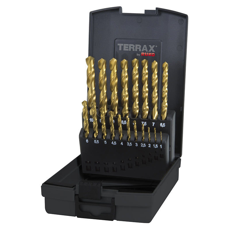 TERRAX Twist Drill HSS-TIN  Set
