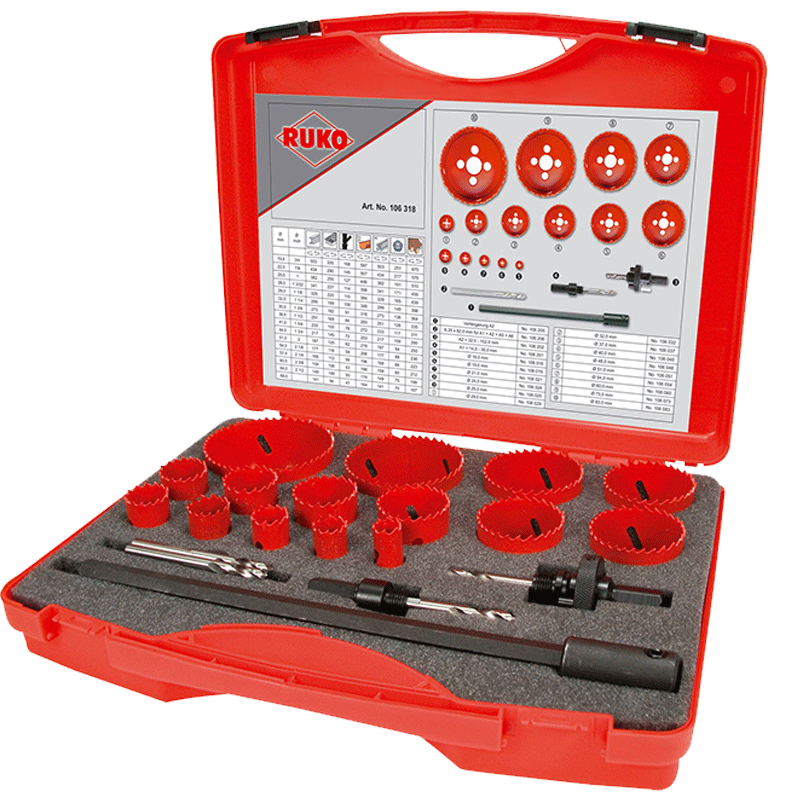 RUKO Hole Saw Set