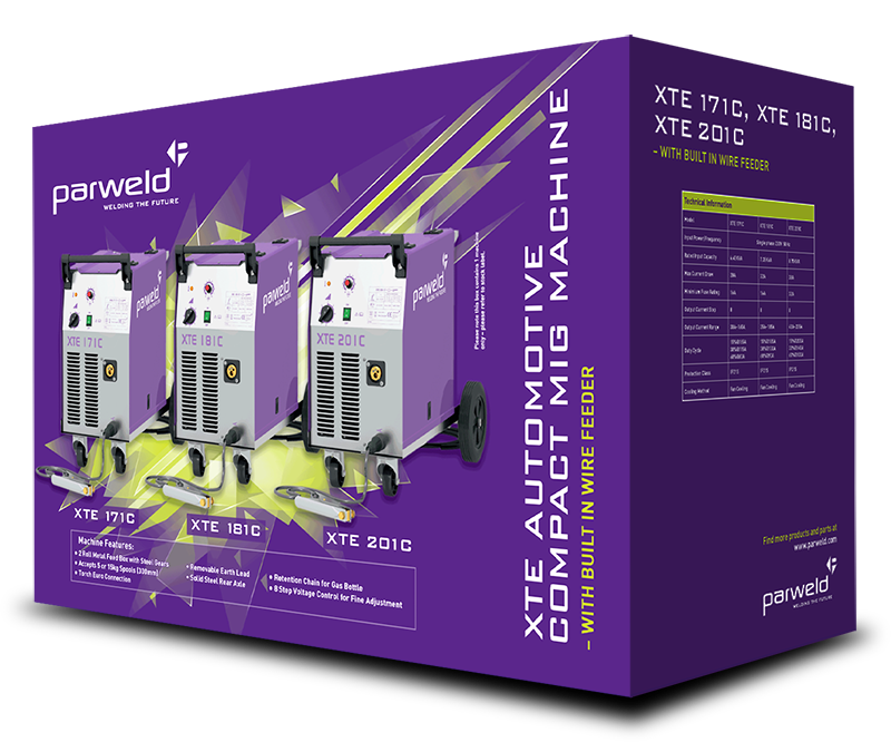 Parweld XTE Machine Packaging