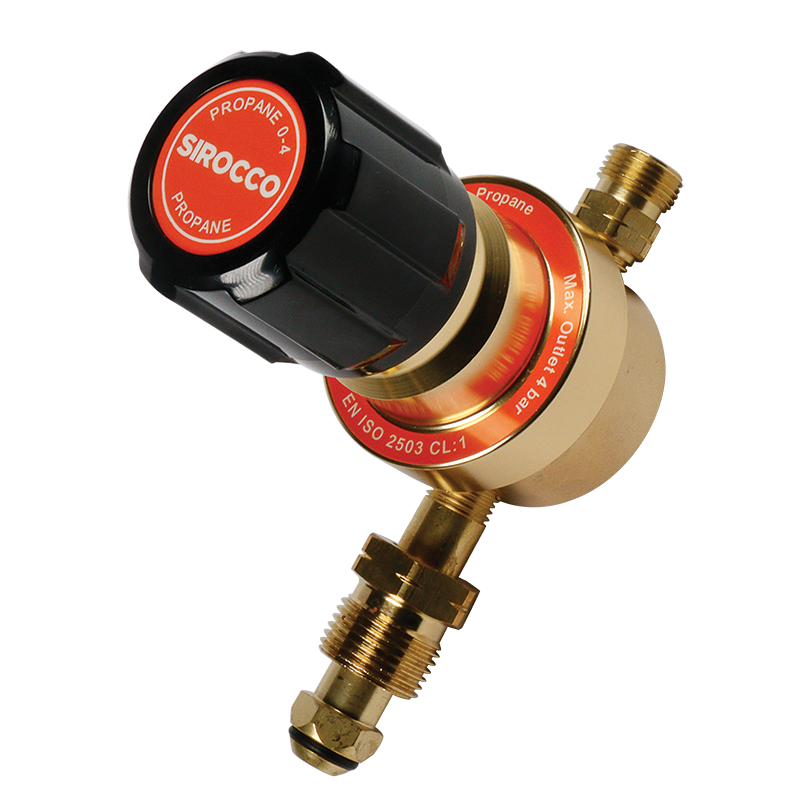Sirocco Single Stage Plugged Propane Gas Regulator