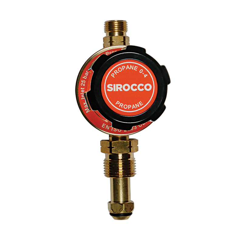 Sirocco Single Stage Plugged Propane Gas Regulator