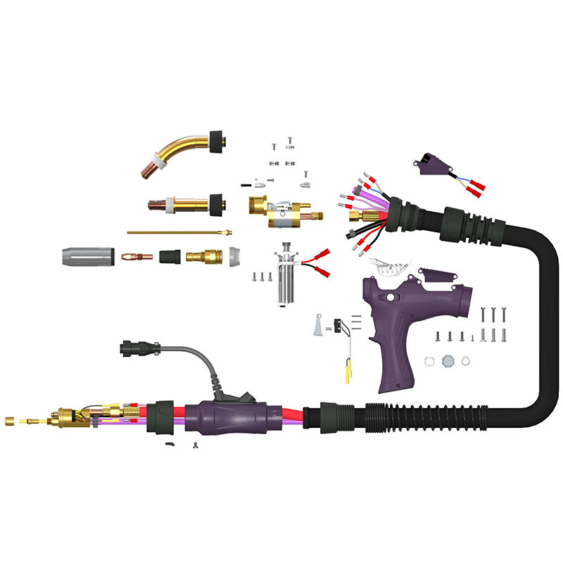 XP8 Push Pull 350A Air Cooled MIG Torch