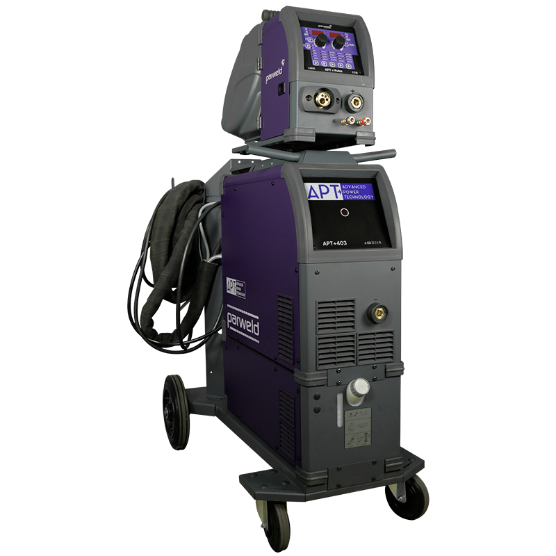 Advanced Power Technology + 403S Pulse MIG Welding Power Source Machine on Trolley (Water Cooled)