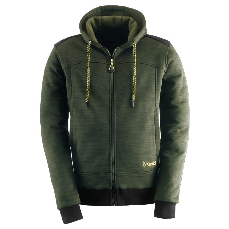 Kapriol Slick Men's Hooded Sweatshirt Jacket available from Parweld