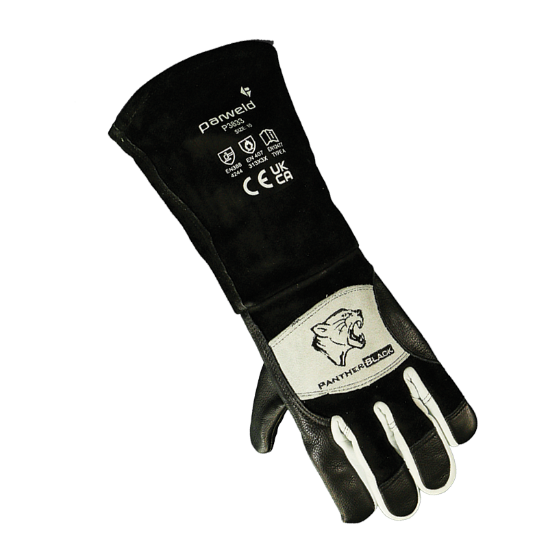 Panther BLACK MIG Gauntlet Gloves - P3833