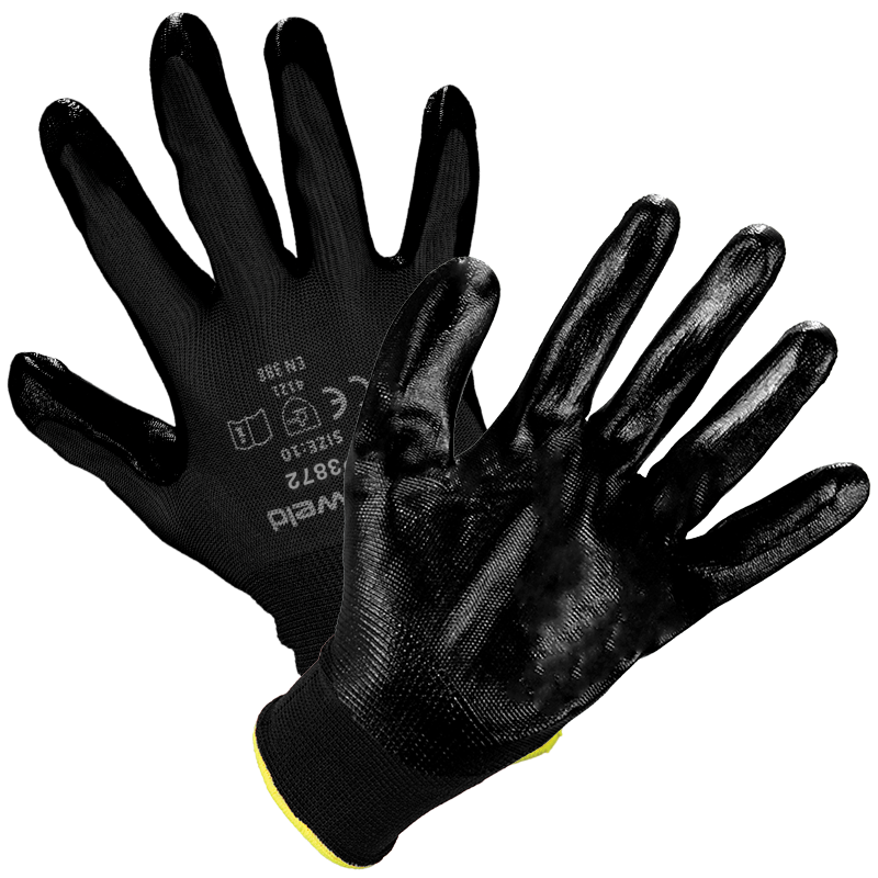 Panther Nitrile Gripper Gloves - P3872