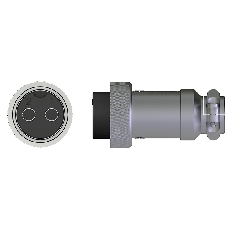2 Pin Cable Mounted Socket