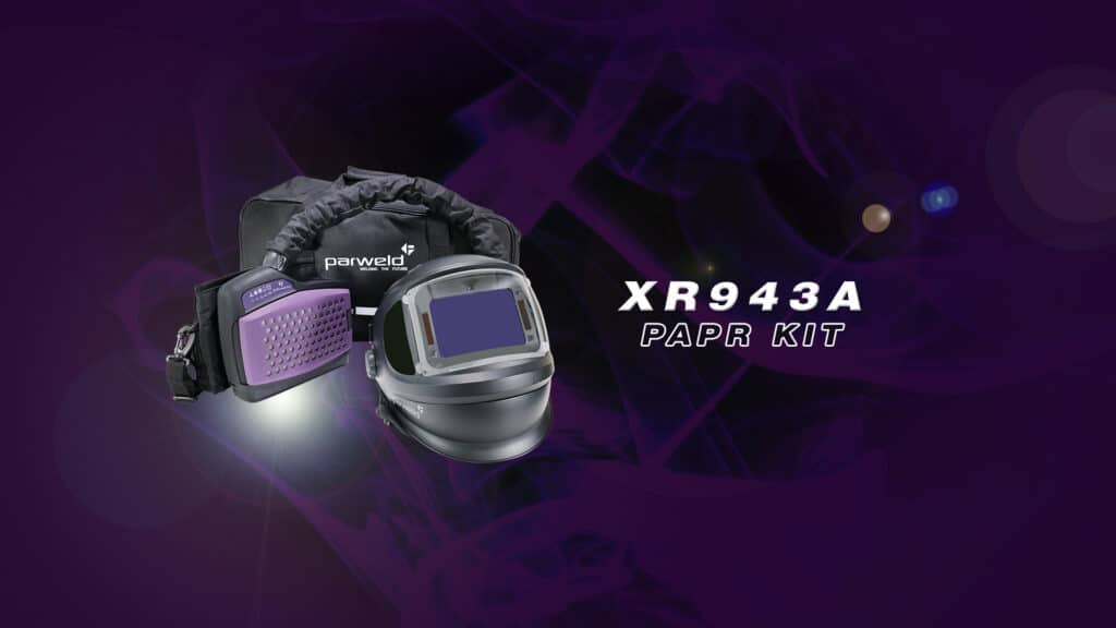 XR943A Flip-Up Front PAPR (Air Fed) Helmet Kit from Parweld
