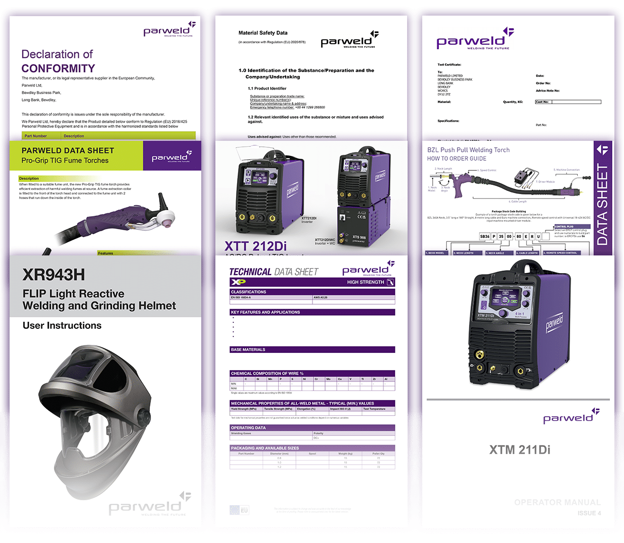 Parweld Documents Library