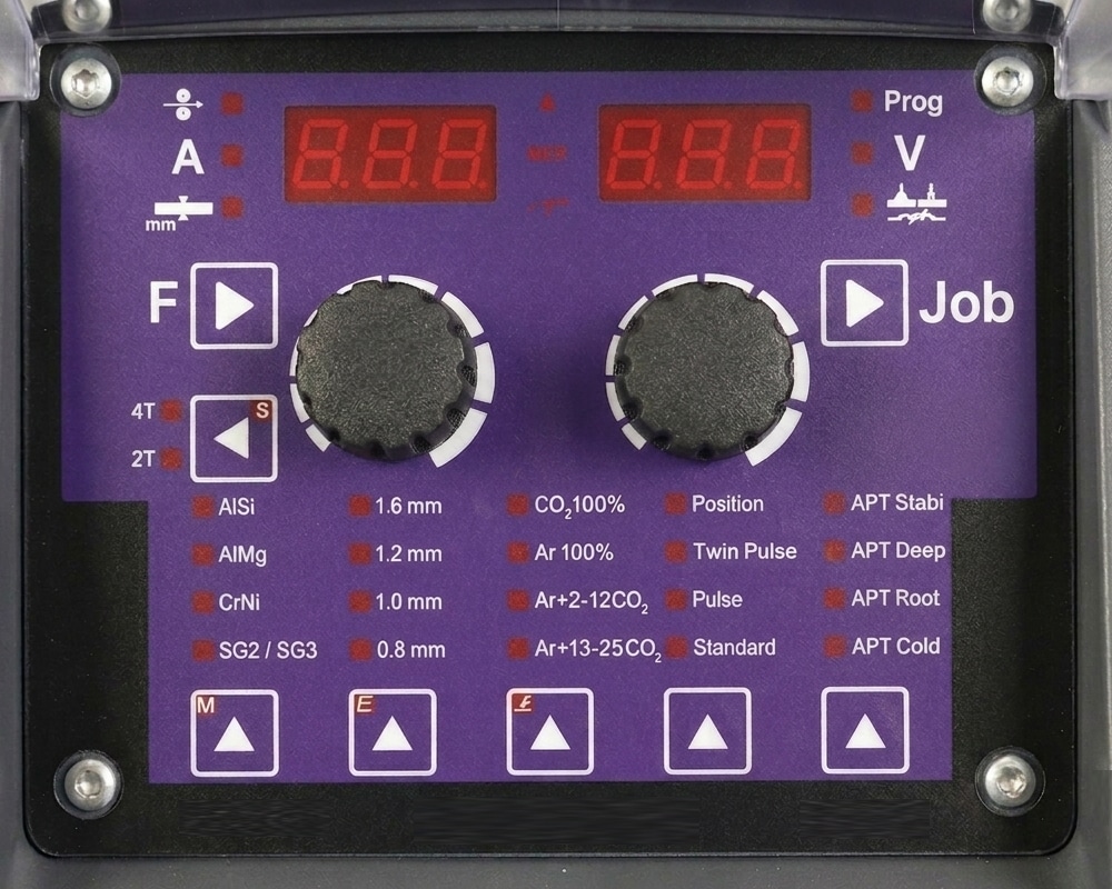 Parweld APT Forge Pulse PR Front Panel