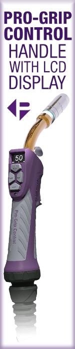 Parweld PRO-Grip COntrol (4 Button) Handle Torch with LCD Feature