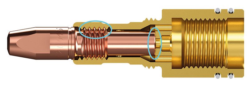 Parweld XP8 Contact Tip