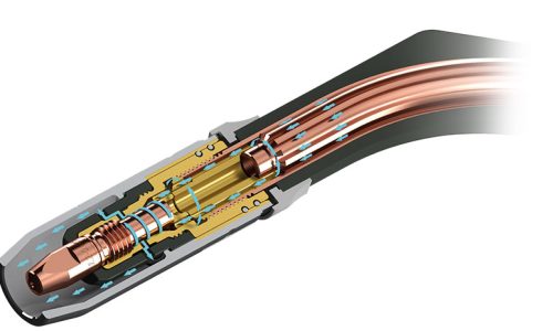 Gas Flow Diagram of XP8 Torch